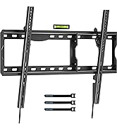 BONTEC Fixed TV Wall Mount for 43 to 100 Inch TVs, Low Profile Design, Space-Saving 0.9'' from Wa...