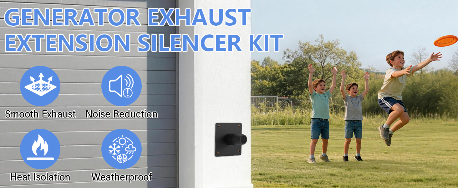 generator exhaust extension kit