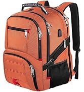 LTINVECK Extra Large 50L Travel Laptop Backpack, Blue, Unisex, Backpack with USB Charging Port, T...