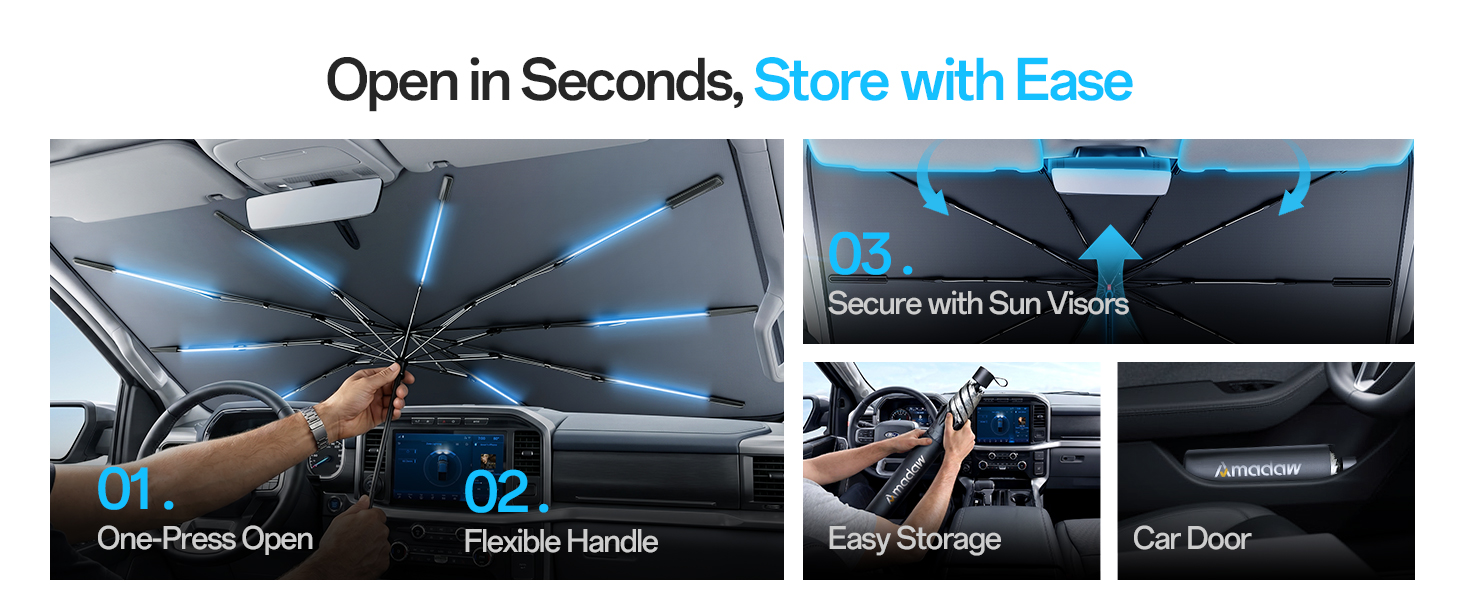 Windshield Sun Shade Umbrella