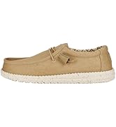 HEYDUDE Men’s Wally Stretch Canvas Loafers | Comfortable Lightweight Slip-On Shoes for Men | Casu...