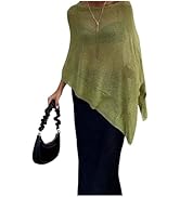 SHENHE Women's Lightweight Crochet Summer Cardigan Knit Oversized Dolman Sleeve Loose Long Cardig...