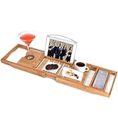 Utoplike Extra Large Acacia Wood Serving Tray, 23.6'' Round Charcuterie Board, Cheese Board with ...