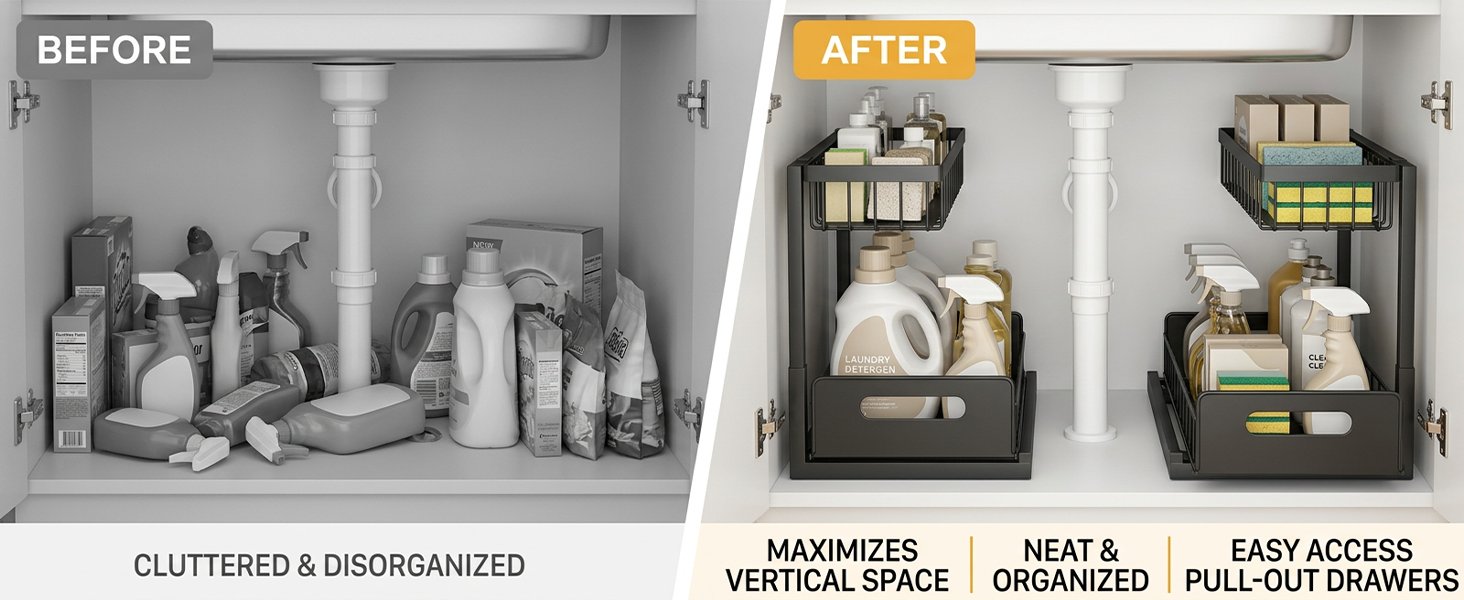 kitchen sink organizer