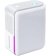 Hoomace Dehumidifier for Bathroom, 58 OZ Small Dehumidifiers for Bedroom with Auto Shut-off Timer...