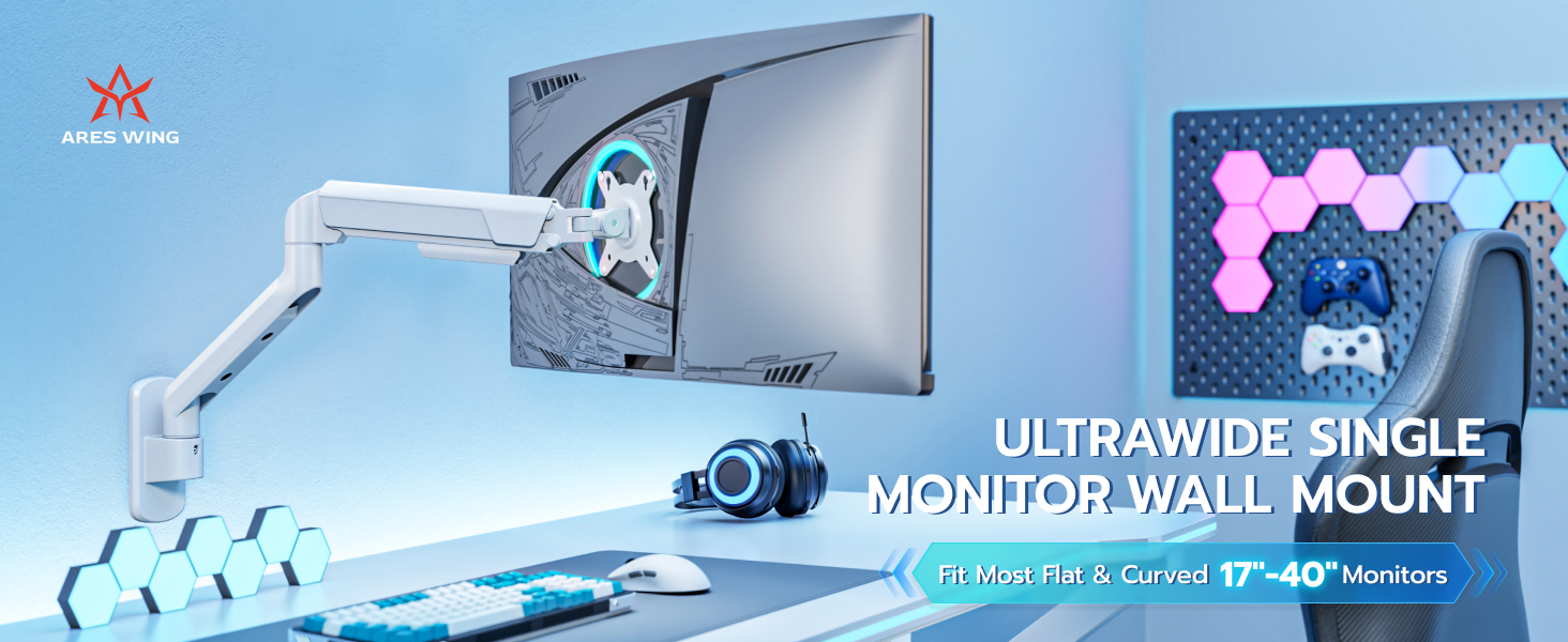 ARES WING monitor wall mount