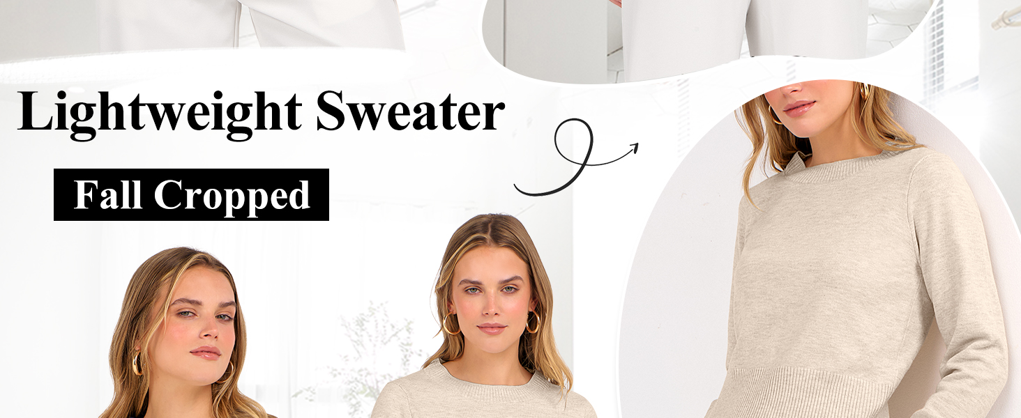 cropped sweaters for women