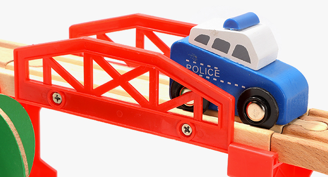 wooden train toy