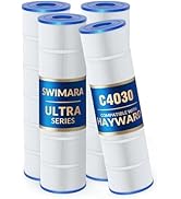 Swimara CCP420 PCC105 178584 R173576 817-0106, 5 oz+ Trilobal Fabric Pool Filter Cartridges, Comp...
