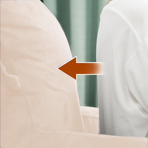 Three panels showcasing bag features: zipper design with silver metal pull, deep back pocket holding a photo, and side pocket with '2' label containing a smartphone.