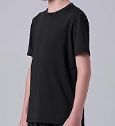 4 Pack: Youth Boys Long Sleeve Shirts Dry Fit Athletic Clothes for Teens, Kids Active Performance...