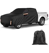 JOYTUTUS Car Cover Compatible with 2015-2023 F150 5.5ft Bed, Soft Cotton Inner Crew Cab Cover, Sn...