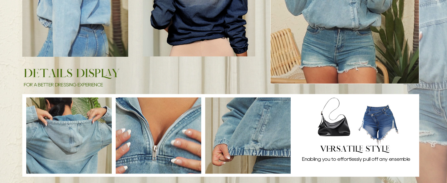 Hooded Zip Up Sweatshirt