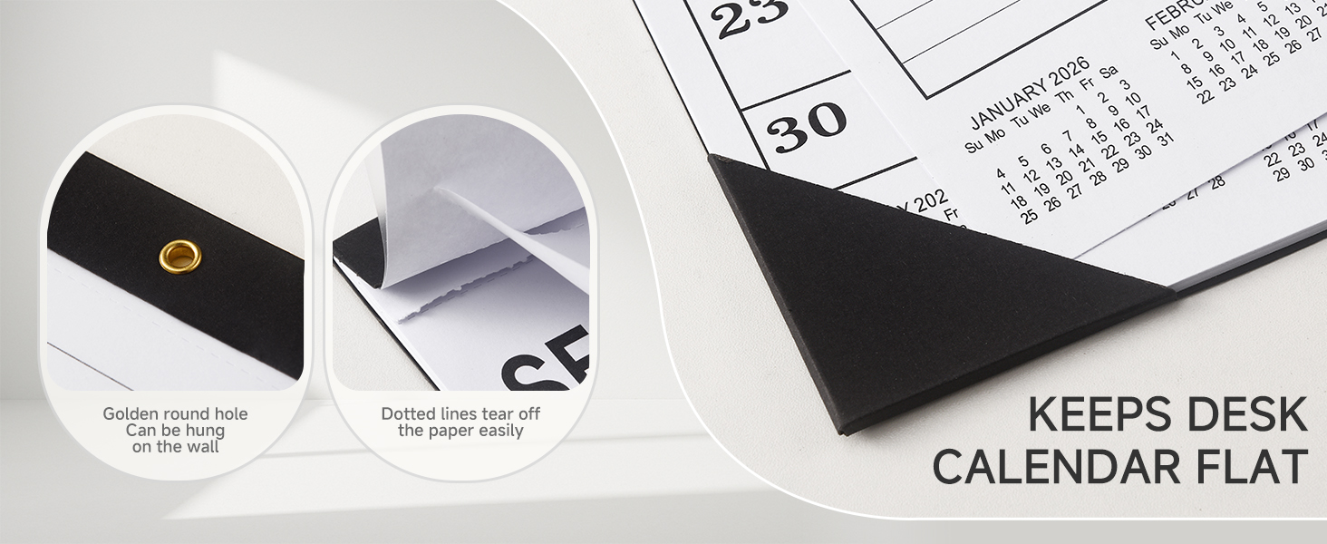 Desk Calendar 2026-2027