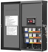 DEWENWILS 300W Low Voltage Landscape Transformer with 2 Zones & 5 Modes, 120V to 12V/14V, Outdoor...