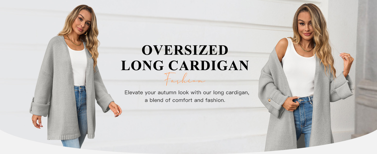 open front cardigan