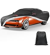 JOYTUTUS Car Cover Compatible with 1994-2025 Mustang 2010-2025 Camaro, Soft Cotton Inner Protect ...