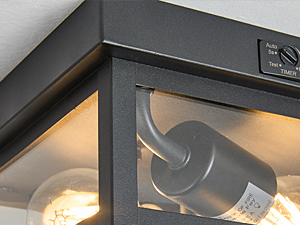 Adjustable Motion Sensor Flush Mount Ceiling Light