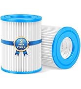 KimFilter Universal Type A/C Pool Filter Cartridge Replacement (4-Pack) – Compatible with 1000GPH...