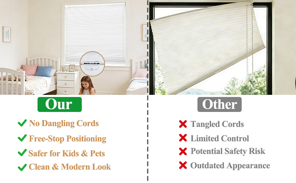 Cordless Cellular Shades