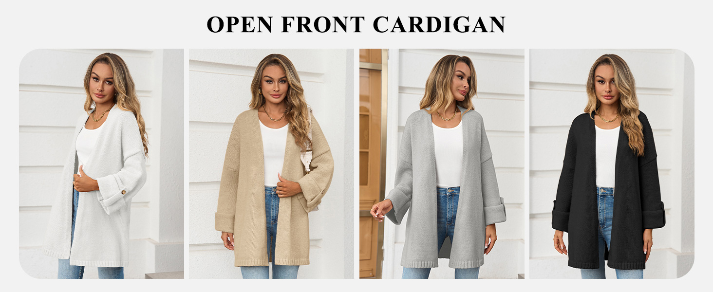 chunky knit cardigan