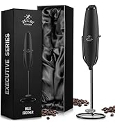 Zulay 4-in-1 Milk Frother and Steamer - Automatic Hot and Cold Foam Maker with Auto Shut Off & Te...