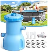 BluClear Standard Series Above Ground Pool Filter Pump - 800 GPH Flow Rate | Rapid Circulation & ...