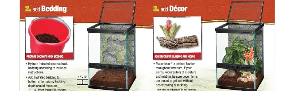 Zilla Tropical Vertical Kit Setup Guide