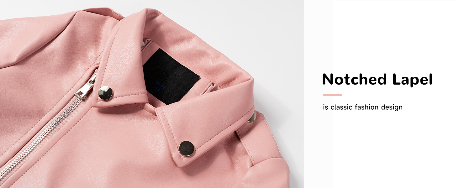 This soft faux leather jacket with an asymmetric diagonal placket zipper is easy to dress.