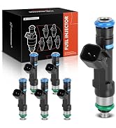 A-Premium 4 Holes 4 Pcs Fuel Injectors Compatible with Jeep Compass 2007-2017, Patriot 2007-2017 ...