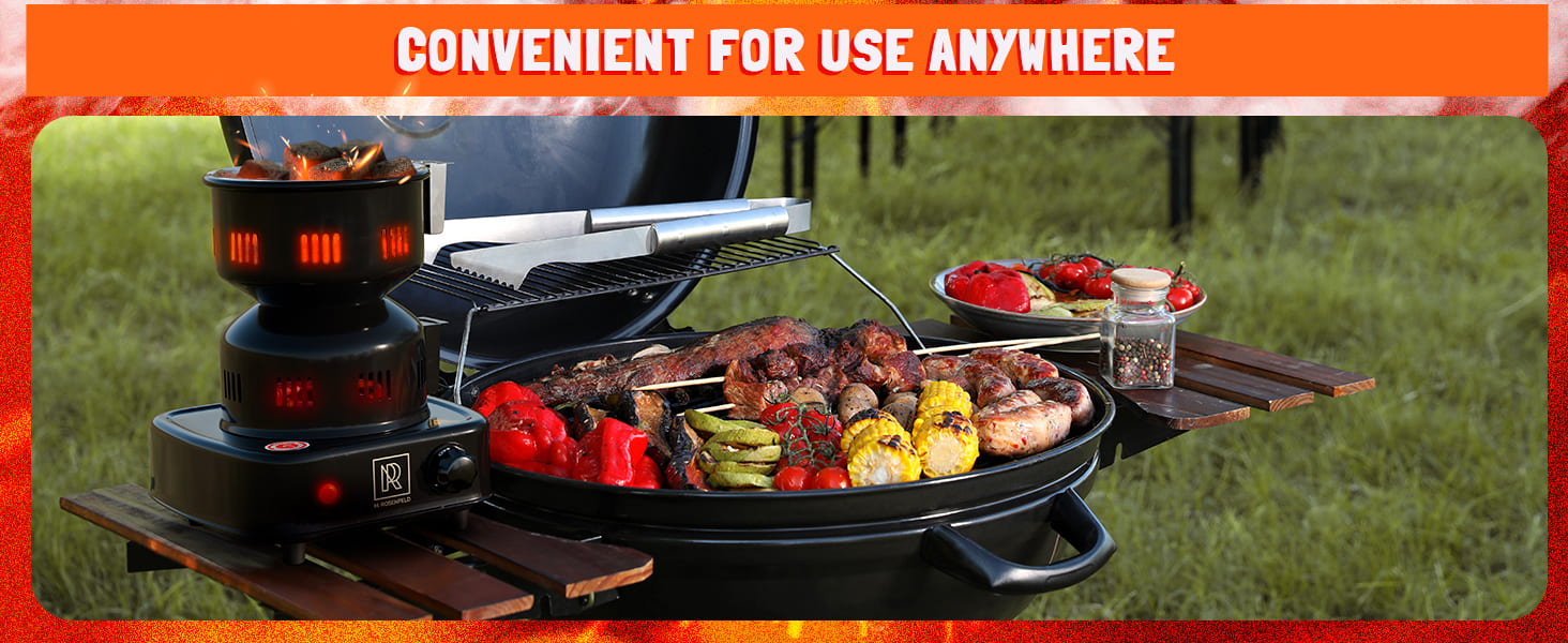 Charcoal Burner - Multipurpose Electric Charcoal Starter Approved Electric Stove