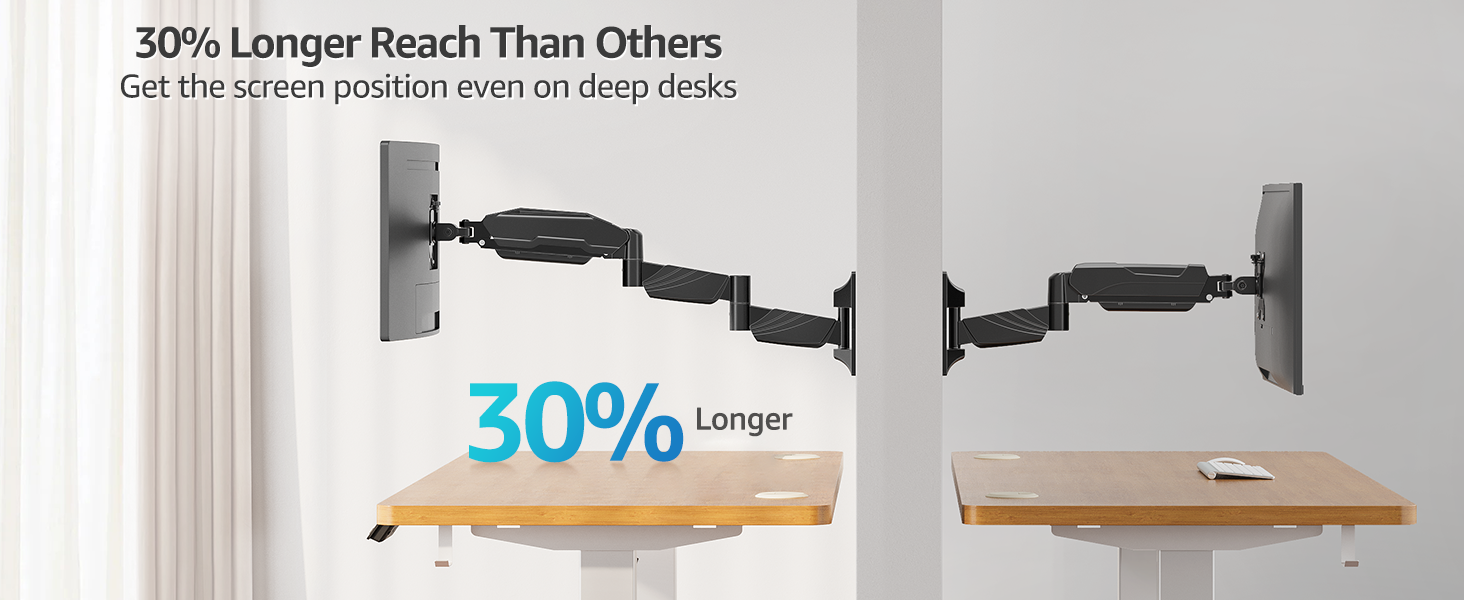 wall mount monitor arm
