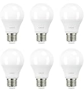 Linkind A19 LED Light Bulbs Dimmable, 60W Equivalent, 2700K Soft White, 9.5W 800 Lumens Bulbs, E2...