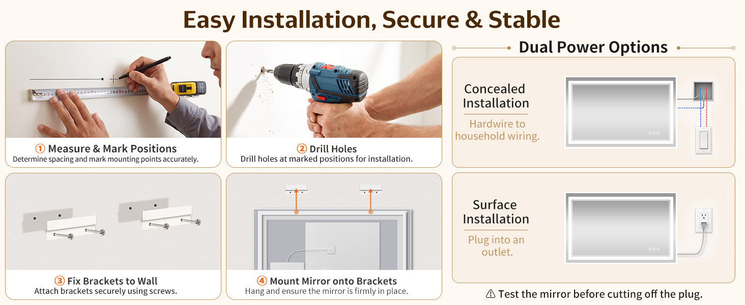 led lights for bathroom