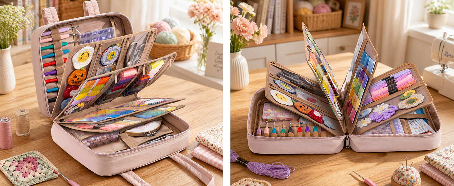 Sewing and Craft Supplies Storage Tote