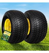 Wiltire (2-Pack) 20x10.00-8 Tire and Wheel Assembly,Tubeless Lawn Mower Tire with Rim, 20x10x8 Re...