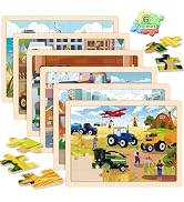 Jumbo Floor Puzzle for Kids Ages 4-6, 48 Piece Large Engineering Vehicles Jigsaw Puzzle, Extra-Th...