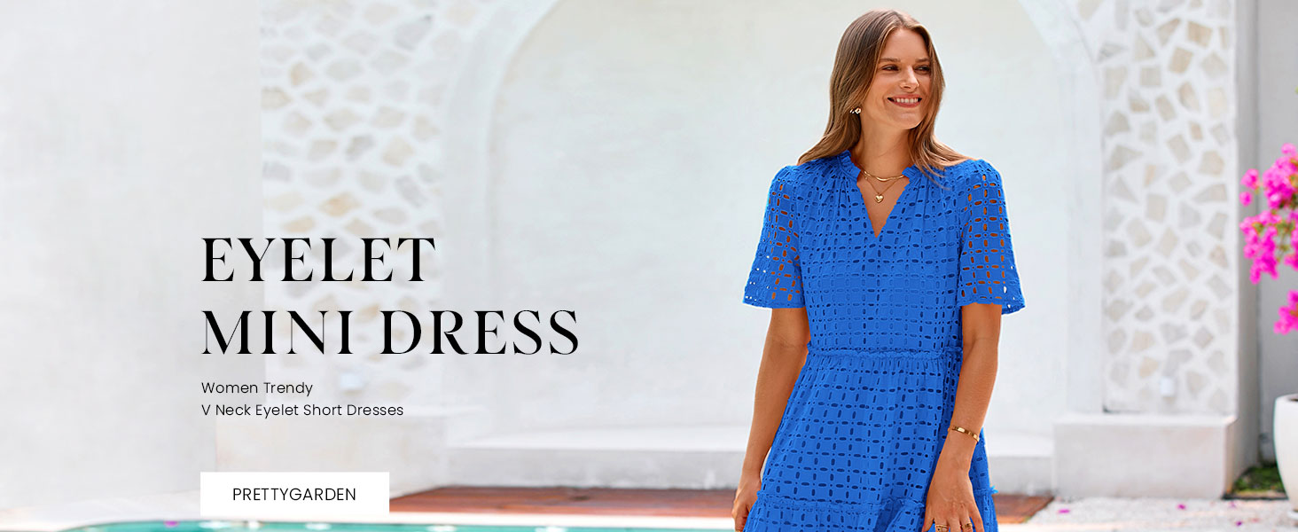 PRETTYGARDEN Mini Dress For Women