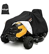 Nilight Riding Lawn Mower Cover 98 Inch, 420D Waterproof Lawn Tractor Cover, Heavy Duty UV Protec...
