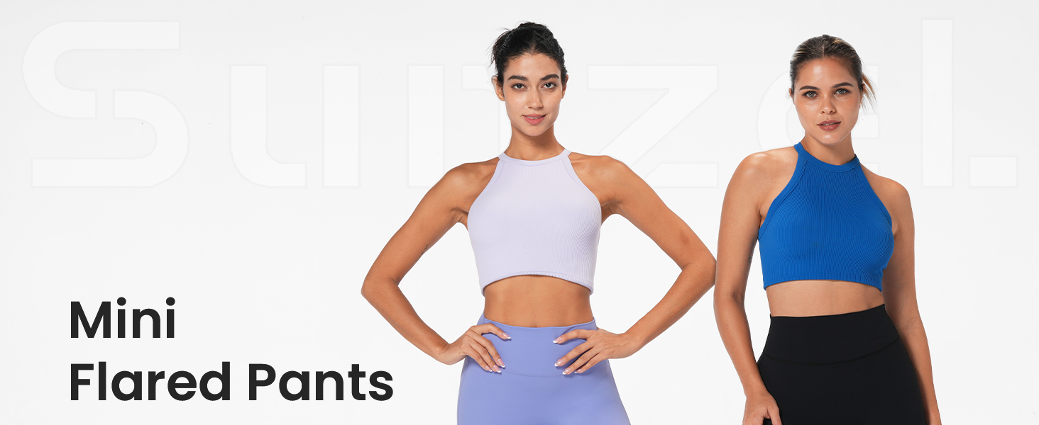 Sunzel Sunzfly Hidden Butt Scrunch Mini Flare Leggings for Women
