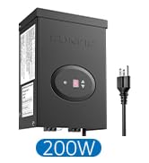 SUNVIE 120W Low Voltage Transformer for Landscape Lights with Timer and Photocell Sensor Waterpro...