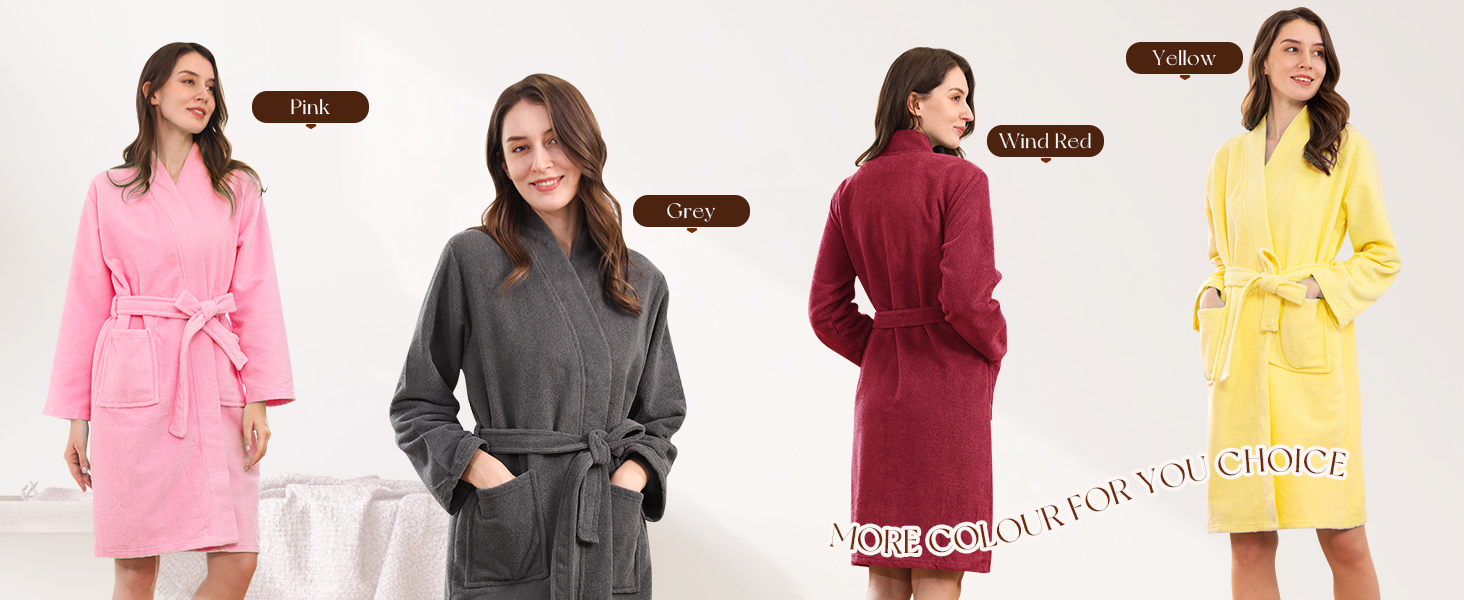 women towel robe