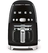 Smeg Manual Espresso Machine with Steam Wand, 15 Bars of Pressure, Stainless Steel Porta Filter, ...