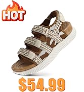 COFACE Womens Orthopedic Walking Sandals with Arch Support