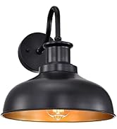 Diyel Outdoor Barn Light Fixture Farmhouse Wall Mount Light Gooseneck Wall Sconce Exterior Wall L...