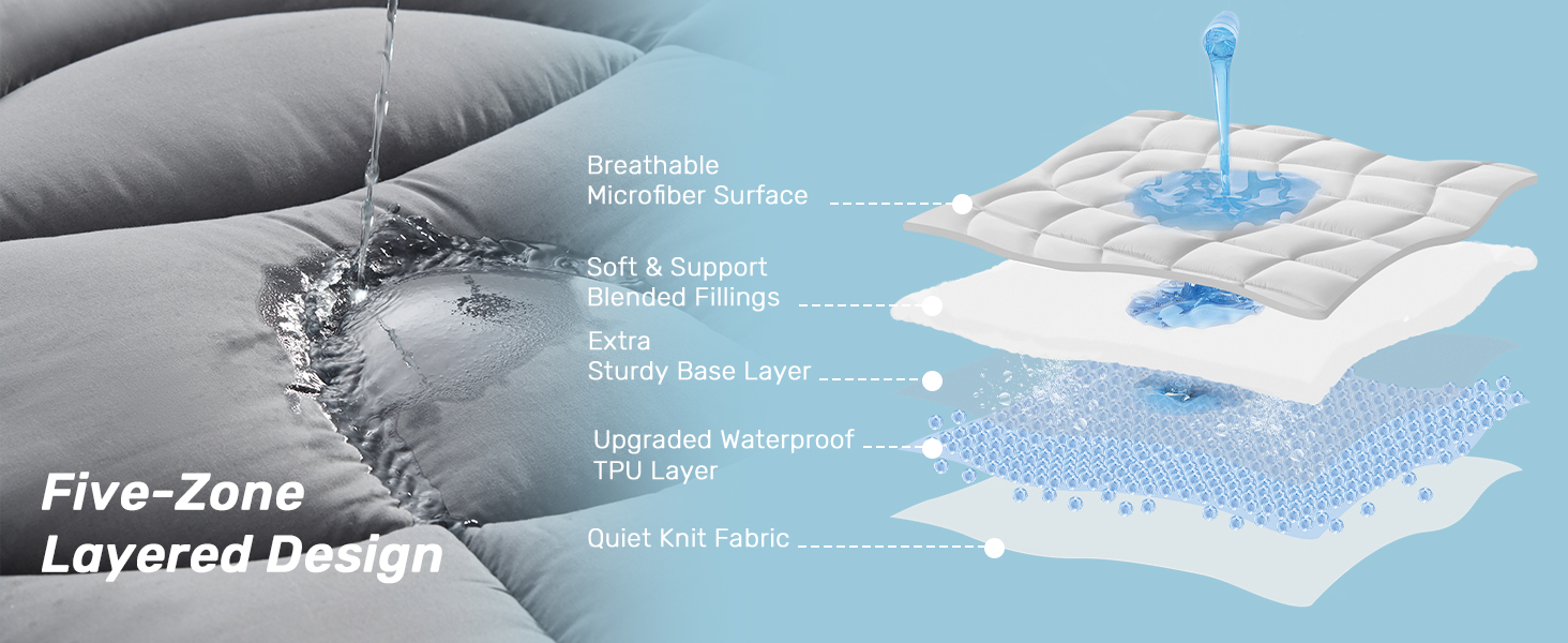 queen mattress topper