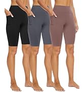 3 Pack Biker Shorts with Pockets for Women – 8