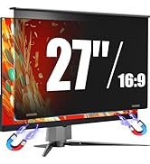 Magnetic Monitor Privacy Screen for 24 Inch Flat Computer 16:9 Aspect Ratio, 24in Removable Anti ...