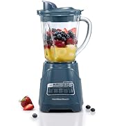 Hamilton Beach Personal Blender for Smoothies With 2 BPA-Free 14 oz. Travel Blender Jars and Lids...