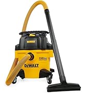DEWALT 5 Gallon 4 HP STEALTHSONIC Shop Vacuum Wet and Dry DXV05S-QTB Ultra Quiet Stainless Steel ...